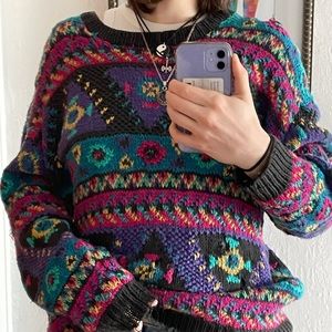 RARE, ONE OF A KIND Cute Knit Sweater
Grandpa/Grandma-Style Knit
